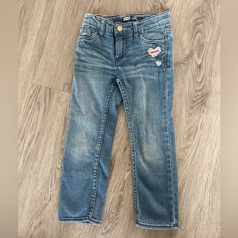 Levi’s toddler heart jeans size 4